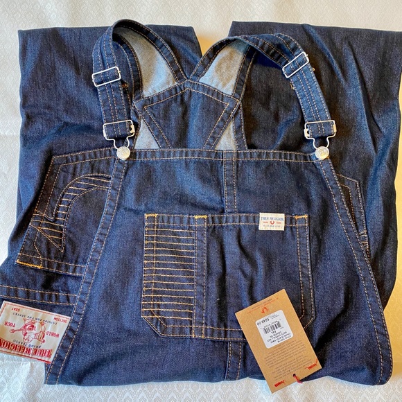 true religion overalls mens